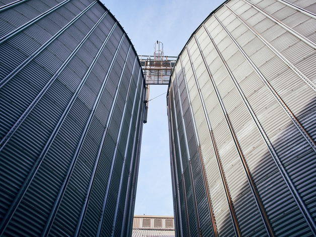 Silos de semillas como materia prima